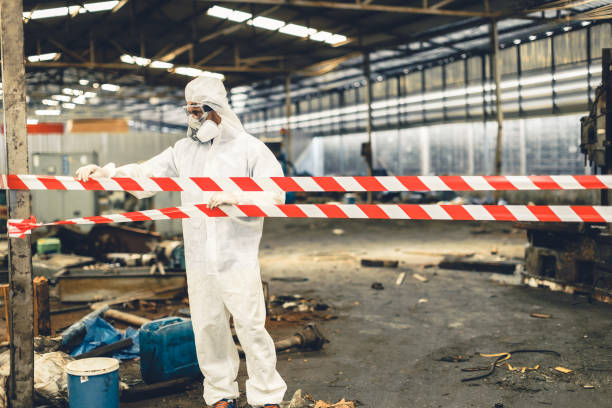 Professional Biohazard technician working in Broadway, OH